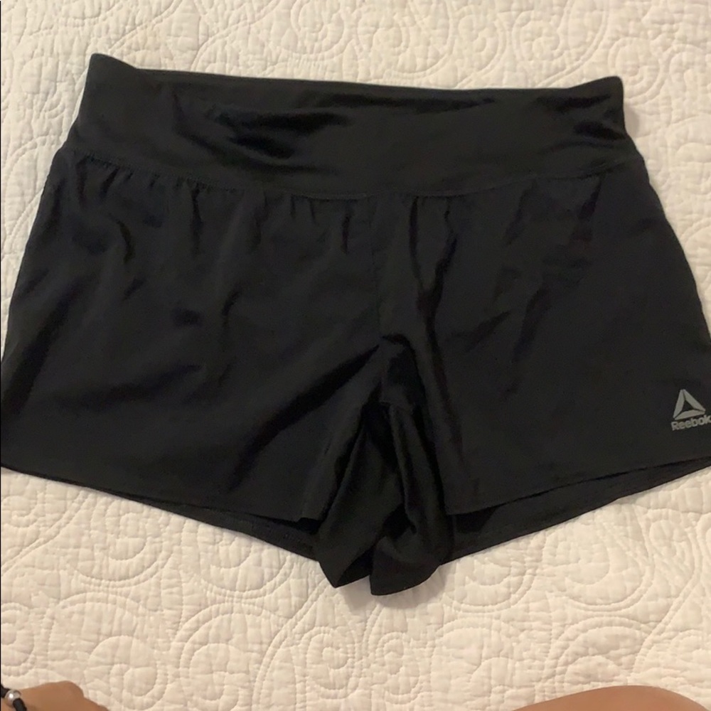 Black Reebok shorts sz M